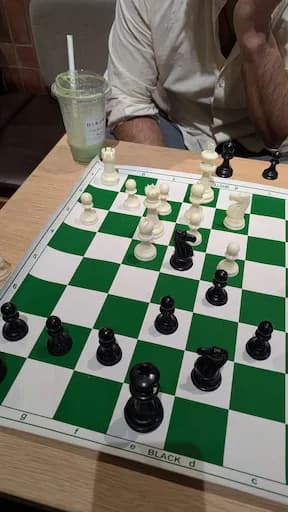 Hardeep playing chess